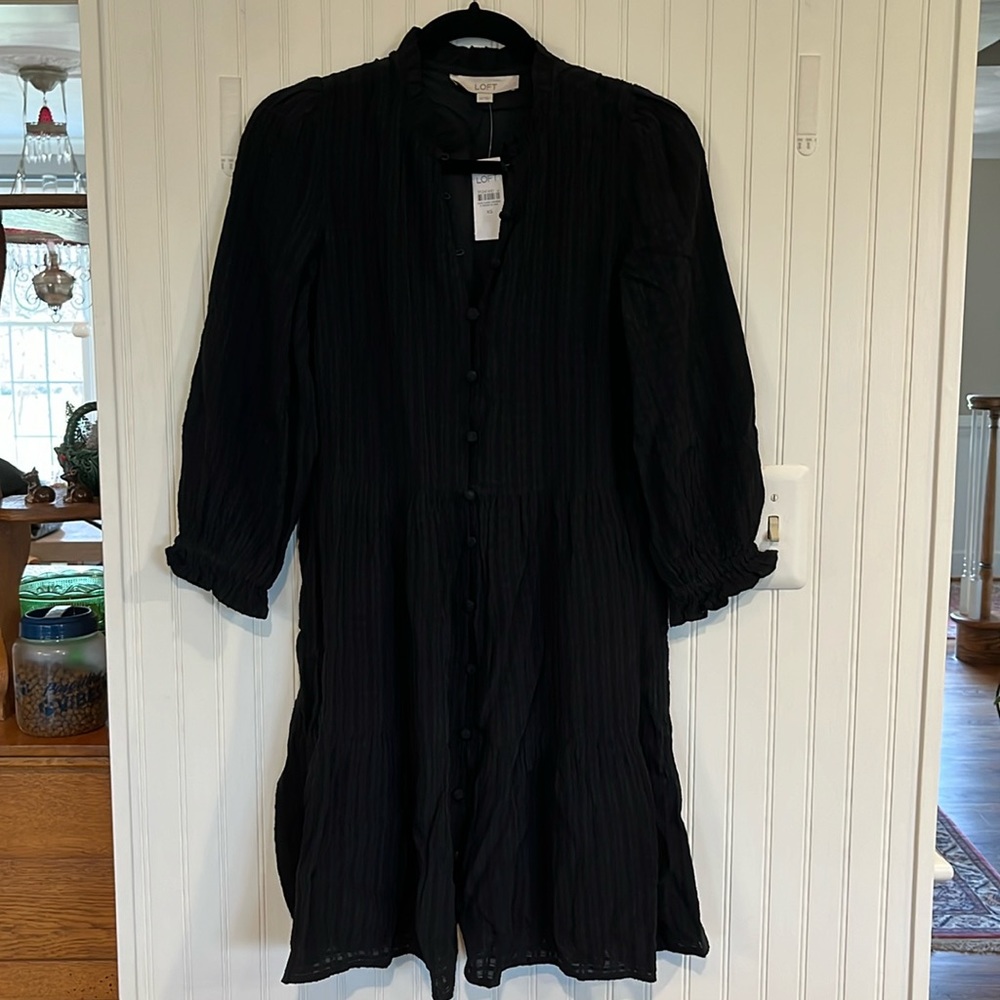 Loft black dress
